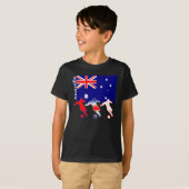 T-shirt Le football Australie (Devant entier)