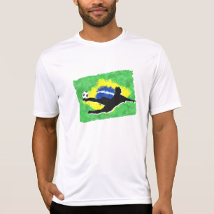 T-shirt Le Football-Brésil