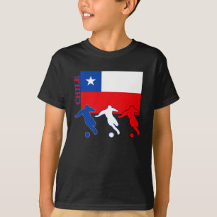 T-shirt Le football Chili