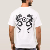 T-shirt Le football de dragon (Dos)