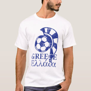 T-shirt Le football de la Grèce