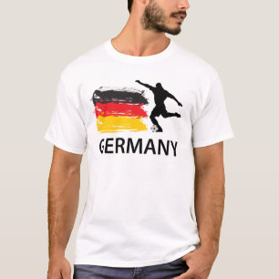 T-shirt Le football de l'Allemagne