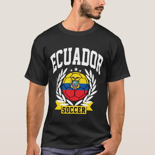 T-shirt Le football de l'Equateur (Devant)