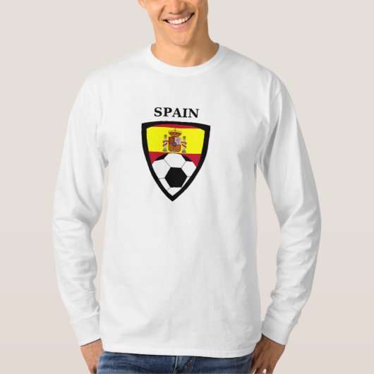 T-shirt Le football de l'Espagne (Devant)