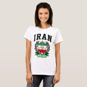T-shirt Le football de l'Iran (Devant entier)