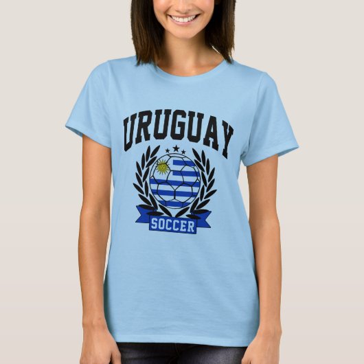 T-shirt Le football de l'Uruguay (Devant)