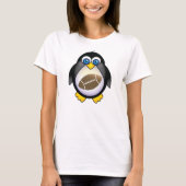 T-shirt Le football de pingouin (Devant)