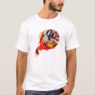 T-shirt le football des Etats-Unis