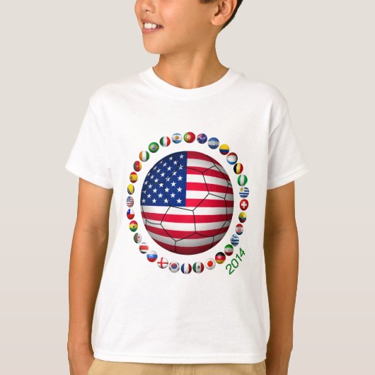 T-shirt Le football des Etats-Unis (Devant)