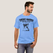 T-shirt Le football d'imaginaire (Devant entier)