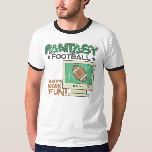 T-shirt Le football d'imaginaire (Devant)