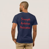 T-shirt Le football d'ouragan (Dos entier)