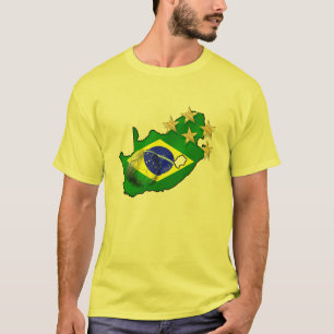 T-shirt Le football du Brésil