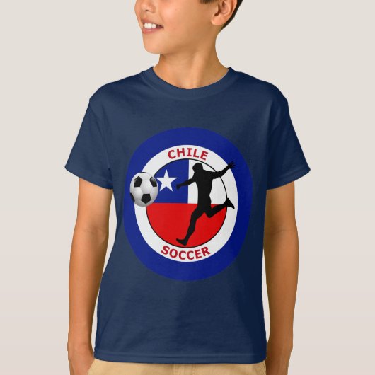 T-SHIRT LE FOOTBALL DU CHILI (Devant)