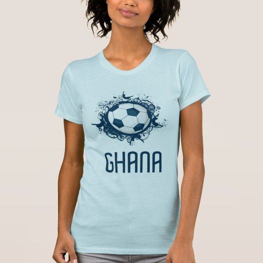 T-shirt Le football du Ghana (Devant)
