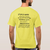 T-shirt Le football du Ghana (Dos)