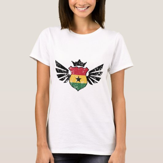 T-shirt Le football du Ghana (Devant)