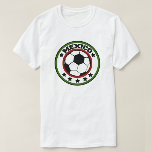 T-shirt Le football du Mexique (Design devant)