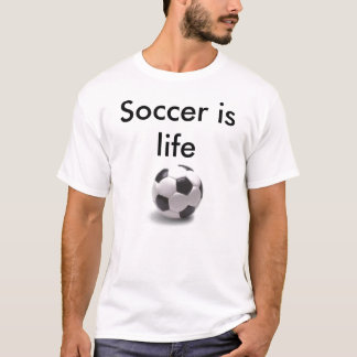 T-shirt Le football est la vie