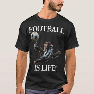 T-shirt 'Le football est la vie' Soccer Chimp