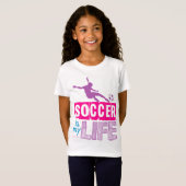 T-Shirt Le football est ma vie (Devant entier)