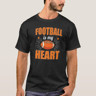 T-shirt Le Football Est Mon Coeur Football, Le Football Sp