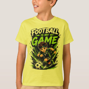 T-shirt Le football est mon jeu   Design de sports cool po