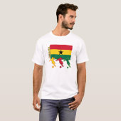 T-shirt Le football Ghana (Devant entier)
