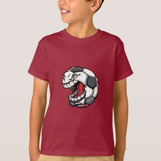 T-shirt Le football hurle (Devant)