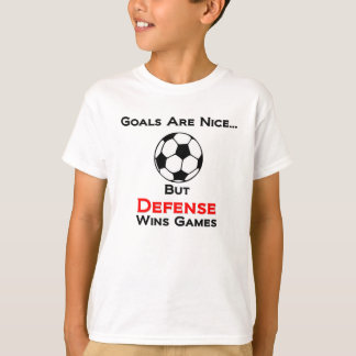 T-shirt Le football - la défense gagne des jeux !