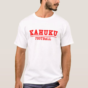 T-shirt Le football rouge de voleurs de Kahuku