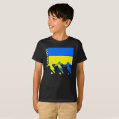 T-shirt Le football Ukraine (Devant entier)