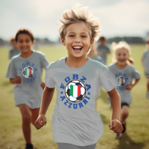 T-shirt Le footballeur italien de Forza Azzurri