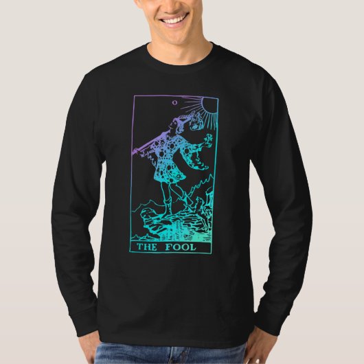 T-shirt Le fou Tarot Card Rider Waite Witchy (Devant)