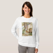 T-shirt Le Fox et les raisins, illustration pour (Devant entier)