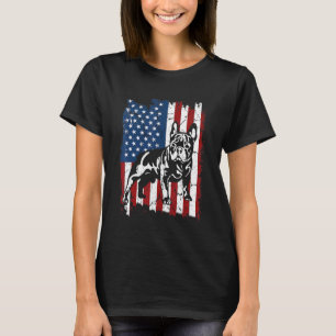 T-shirt Le Français Bulldog nous dégoûte le patriote du dr