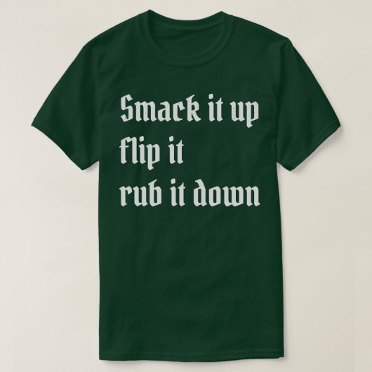 T-shirt le frapper flip it frob it down (Design devant)