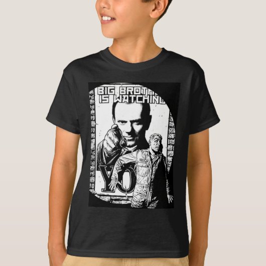 T-shirt Le frère observe (Devant)