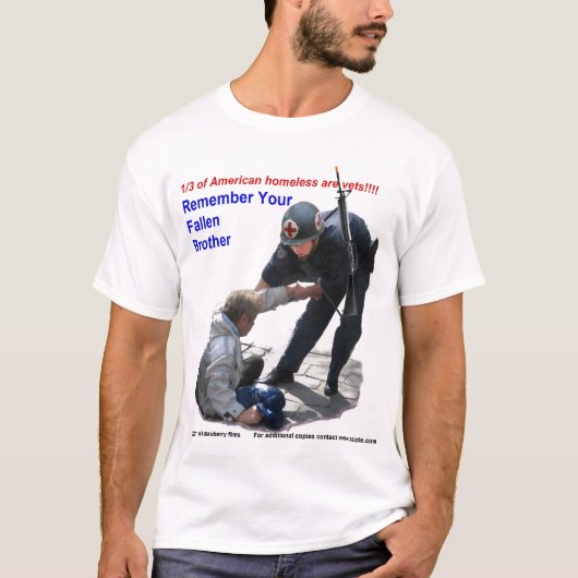 T-shirt Le frère tombé (Devant)