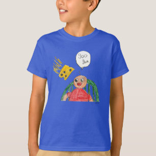 T-shirt Le fromage d'Ezra sur le visage de votre bébé