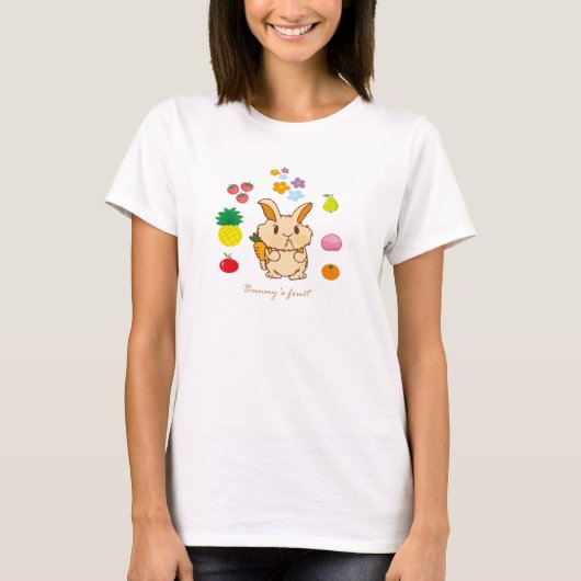 T-shirt Le fruit de lapin (Devant)