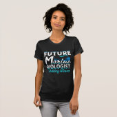 T-shirt Le futur biologiste marin fait des vagues (Devant entier)