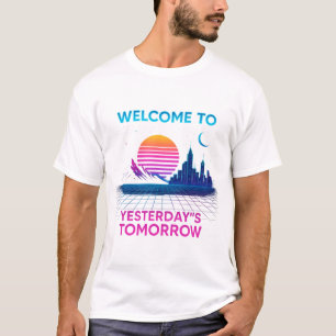 T-shirt Le futur d'hier - Conception Rétro Synthwave