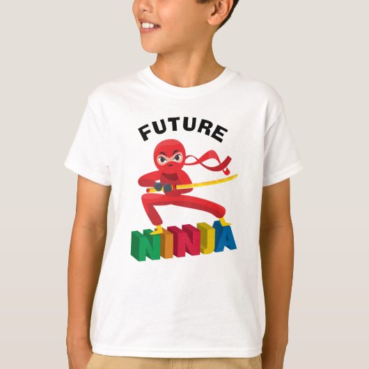T-shirt Le futur guerrier de Ninja (Devant)