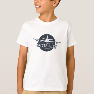 T-shirt Le futur pilote badine la chemise