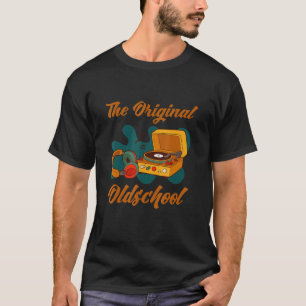 T-shirt Le Gadget Original Old School Jouer Musique Dj