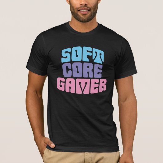 T-shirt Le Gamer Softcore des hommes (Devant)