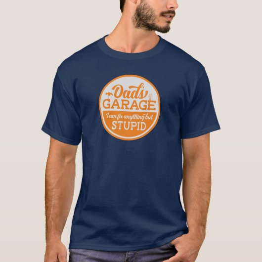 T-shirt Le Garage de Papa Drôle (Devant)