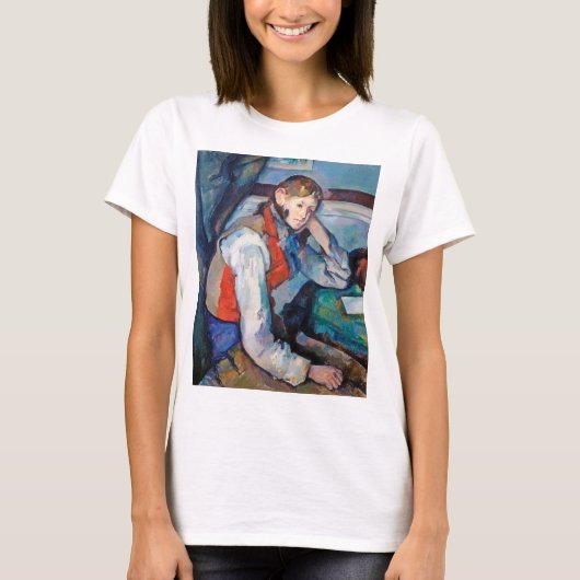 T-shirt Le Garçon de la Veste Rouge, Cezanne (Devant)