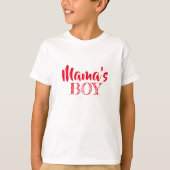 T-shirt Le garçon de maman (Devant)